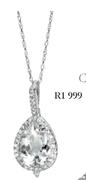 Silver,Diamonds And Created White Sapphires