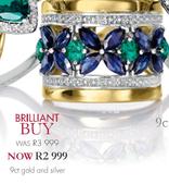 9ct Gold And Silver