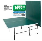 Shoot TT2000 MK2 Table Tennis Table-Each
