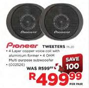 Pioneer Tweeters (TS20)-Per Pair