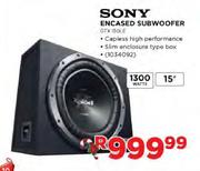 Sony Encased Subwoofer (GTX150LE)-15"