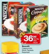 Cappuccino Stick Packets - 10 x 18gm Per Pack