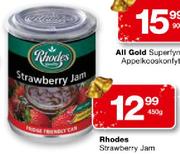Rhodes Strawberry Jam - 450gm