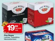 Five Roses Lynlose Teesakkies - 100 Per Pak