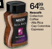 Nestle Collection Coffee Alta Rica/Cap Colombie/Espresso - 100gm Each