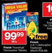 Finish Powerball Dishwasher Tablets - 56's