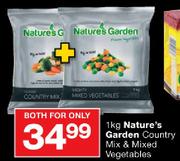 Nature's Garden Country Mix & Mixed Vegetables 1kg