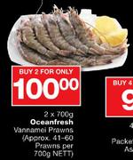 Oceanfresh Vannamei Prawns - 2 x 700gm