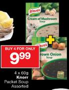 Knorr Packet Soup - 4 x 60gm