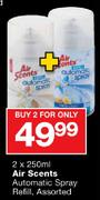 Air Scents Automatic Spray Refill - 2 x 250ml