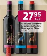 Tall Horse Cabernet Sauvignon, Merlot, Pinotage Or Shiraz-750ml Each