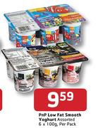 Pnp Low Fat Smooth Yoghurt Assorted-6x100g Per Pack