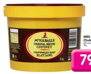 MRS Ball's Chutney-3Kg