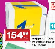 Sappi A4 1plus Photostat Paper-Per Box