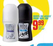 Men's Or Ladies' Pride Roll-On-50ml Each