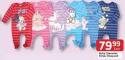Baby Character Stripe Sleepsuit Each