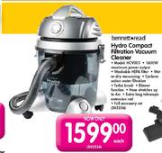 Bennett Read Hydro Compact Filtration Vacuum Cleaner (HCV003)-Each