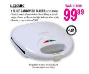 Logik 2 Slice Sandwich Maker (LST-8009)