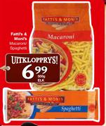 Fatti's & Moni's Macaroni/Spaghetti-500g Elk