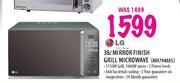 LG Mirror Finish Grill Microwave(MH7948AS)-38Ltr