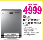 LG 14 Place Metallic Silver Dishwasher(D1452LF)