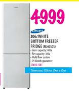 Samsung White Bottom Freezer Fridge(RL40SCS)-306Ltr