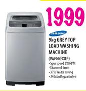 Samsung Grey Top Load Washing Machine(WA90G9X1P)-9Kg