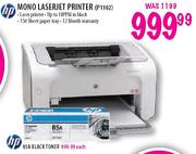 HP Mono Laserjet Printer (P1102)