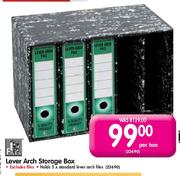 Files Lever Arch Storage Box Per Box (23690)