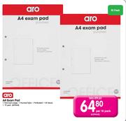 Aro A4 Exam Pad Per 10 Pack (639444)
