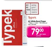 Typek A3 White Bond Paper Per Ream (877929)