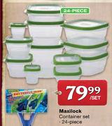 Maxilock Container Set-24 Piece Per Set