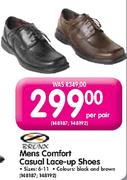 Brunx Mens Comfort Casual Lace-Up Shoes-Per Pair