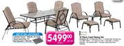 Terrace Leisure Capri Dining Set-10 Piece Per Set