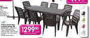 Sal South Side Colonial Dining Set-9 Piece Per Set