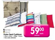 Terrace Leisure Futon Seat Cushions-45cm x 45cm Each