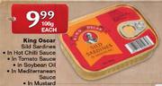 King Oscar Sild Sardines In Hot Chilli Sauce-106gm Each