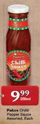 Pakco Chilli/Pepper Sauce-250ml Each