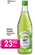 Rose's Cordial-750ml