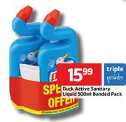 Duck Active Sanitary Liquid Banded Pack-500ml