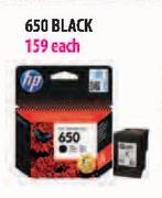 HP 650 Black Each