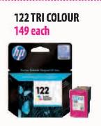 HP 122 Tri Colour Each