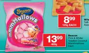 Beacon Pink & White/Toasted Coconut Marshmallows-400gm Each