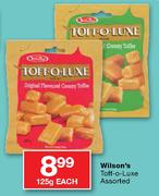 Wilson's Toff-o-Luxe-125gm Each