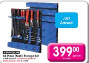 Armour 43 Piece Plastic Storage Set-Per Set