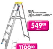 Gravity 6 Step Aluminium Ladder-Each