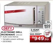Defy Electronic Grill Microwave-34 Ltr (DMO343)