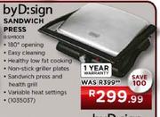 byD:sign Sandwich Press (BSM1001)