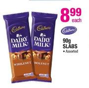Cadbury Slabs Assorted-90g Each