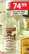 Smirnoff 1818 Vodka-750ml
